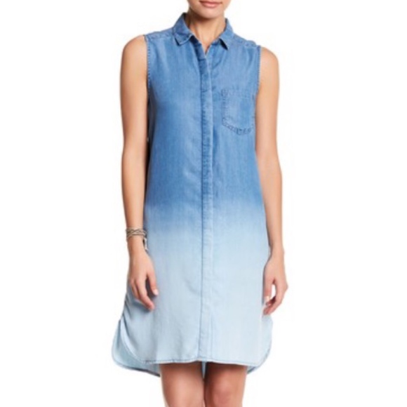 chambray beach dress